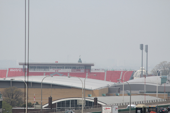 View of BMO Field from Library District